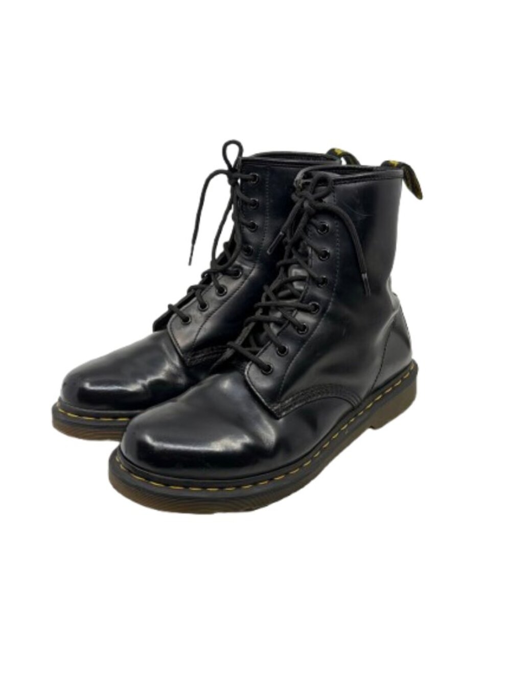Dr. Martens 1460 W Smooth Leather 8-Eye Boots - Black - Women's Size 11